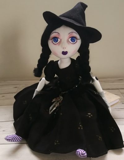 witch cloth art doll