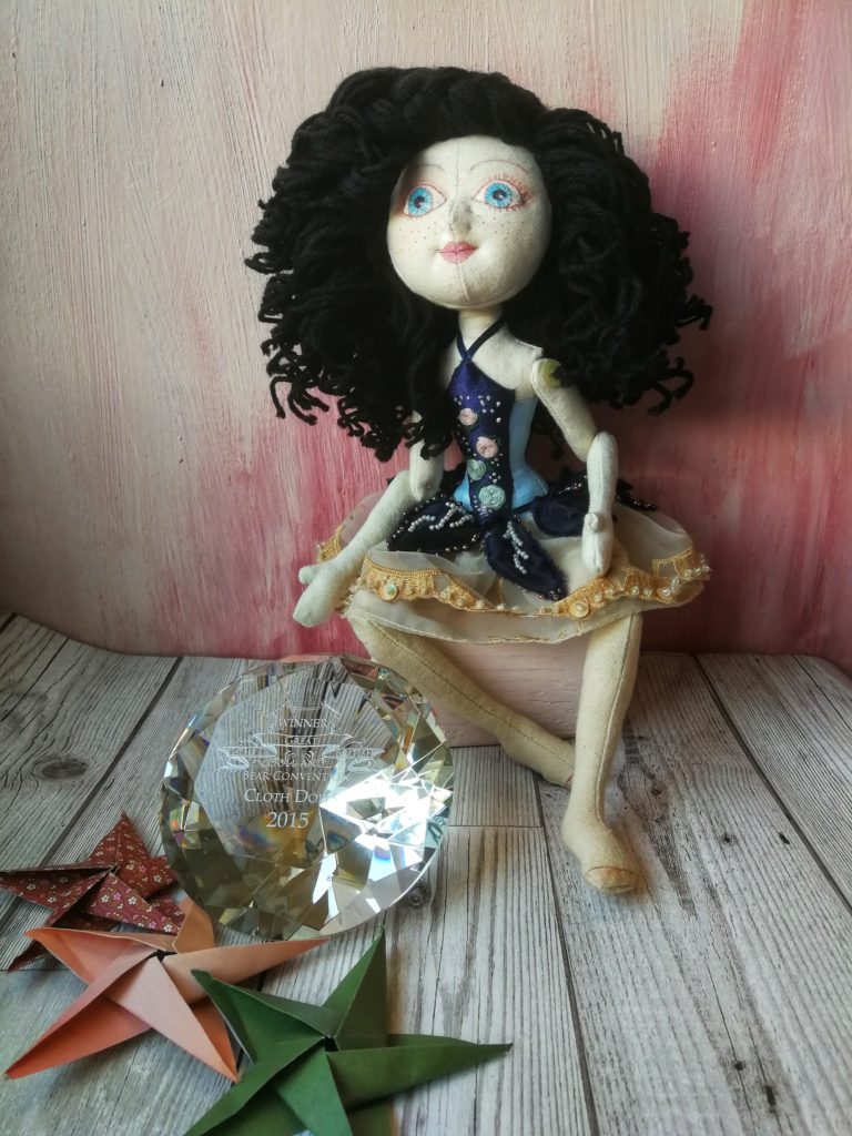 Cloth Art Doll winner 2015