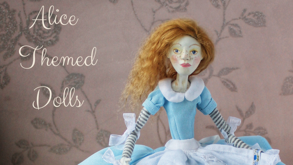 Alice in wonderland inspired Art Dolls