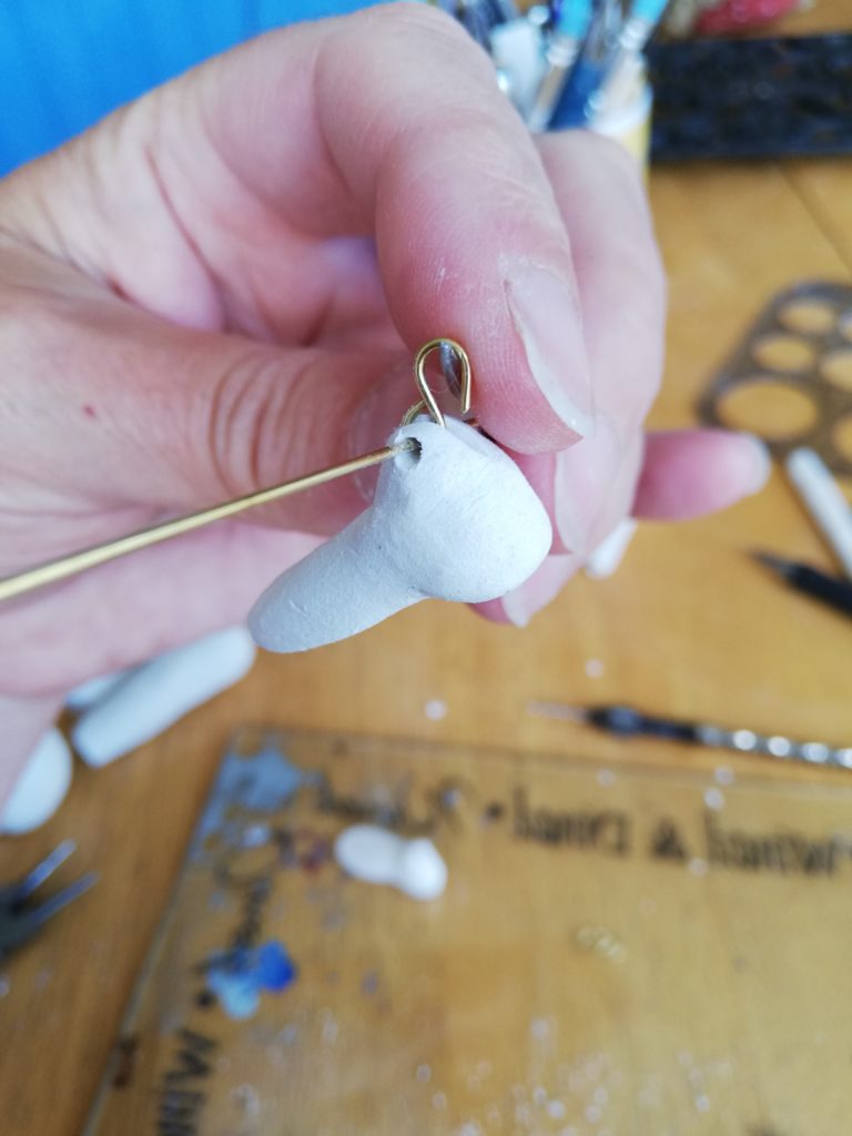 hole too big for thin wire