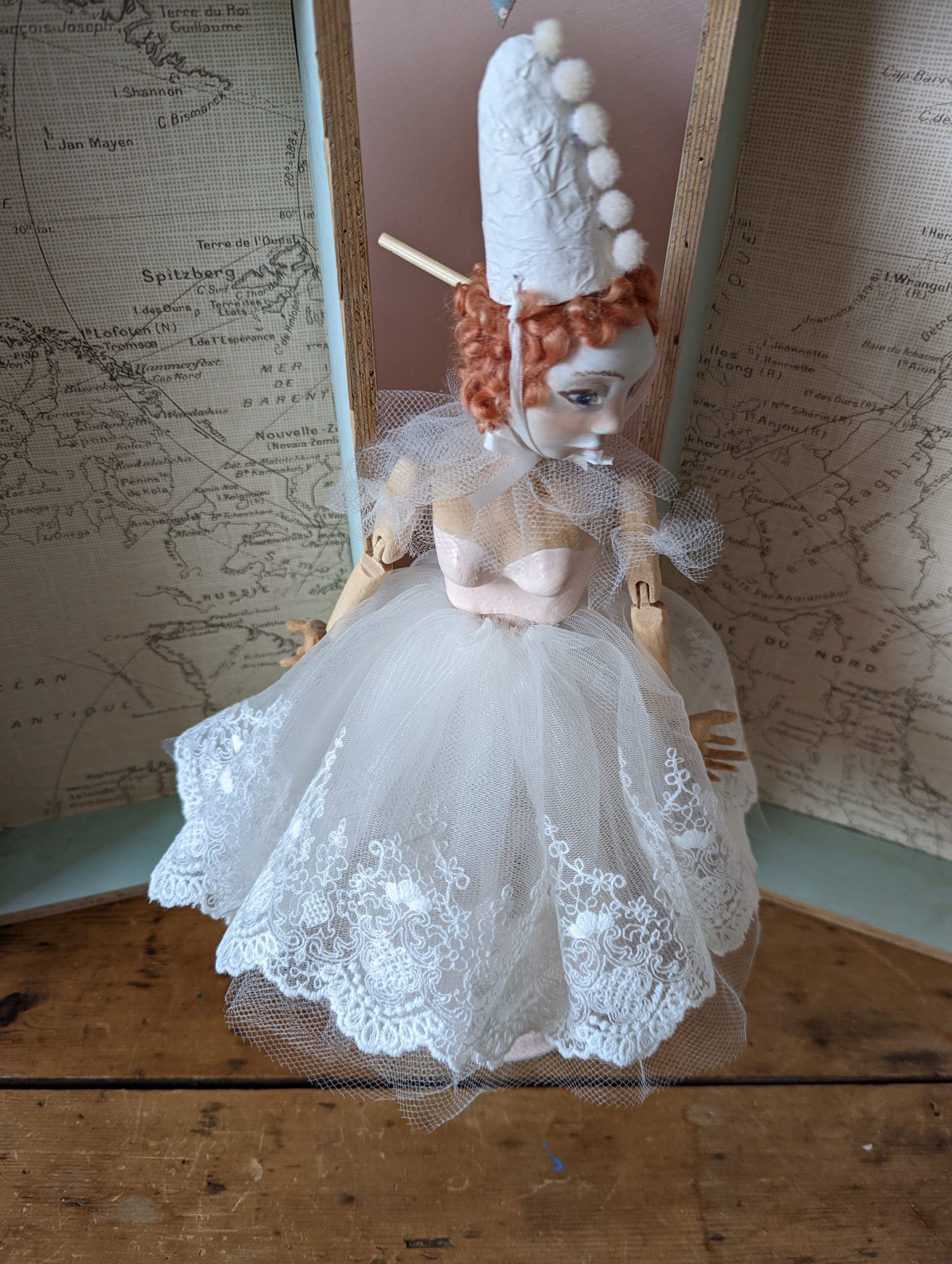 wooden puppet ballerina 